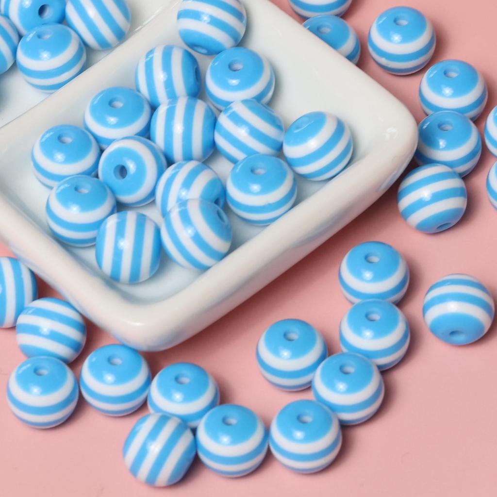 Японский макарон леденец бусина DIY набор шармов: Детские полосатые круглые бусины для аксессуаров для телефона и сумки