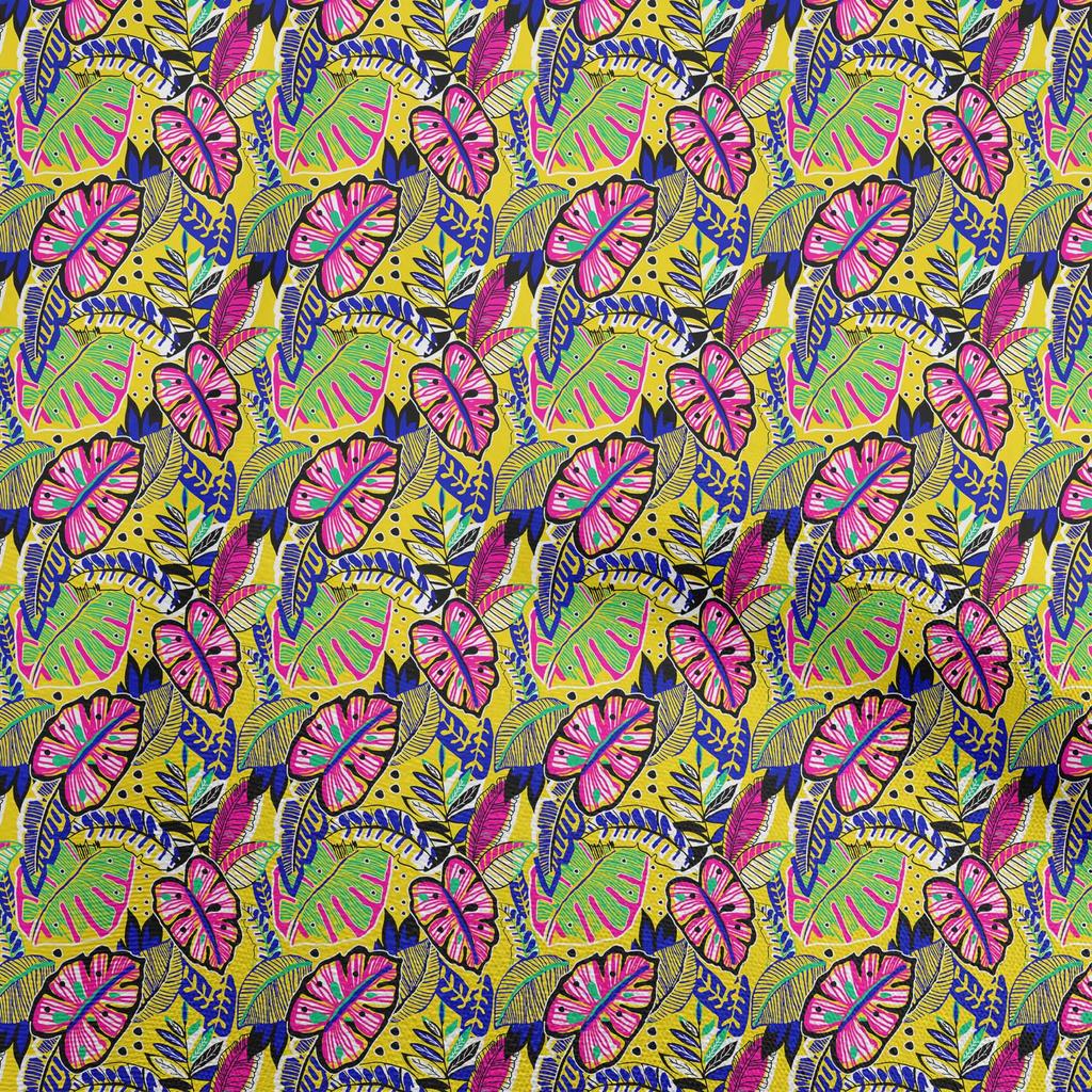 oneOone Ткань Cotton Flex темно-зеленого цвета, тропический материал для платья, ткань с принтом, по ярдам, 40 дюймов