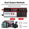 4 USB DC12/24V в AC 110V/220V Солнечный Автомобильный Инвертор Модифицированная Синусоида Преобразователь Напряжения Автомобильный Адаптер ЖК-дисплей