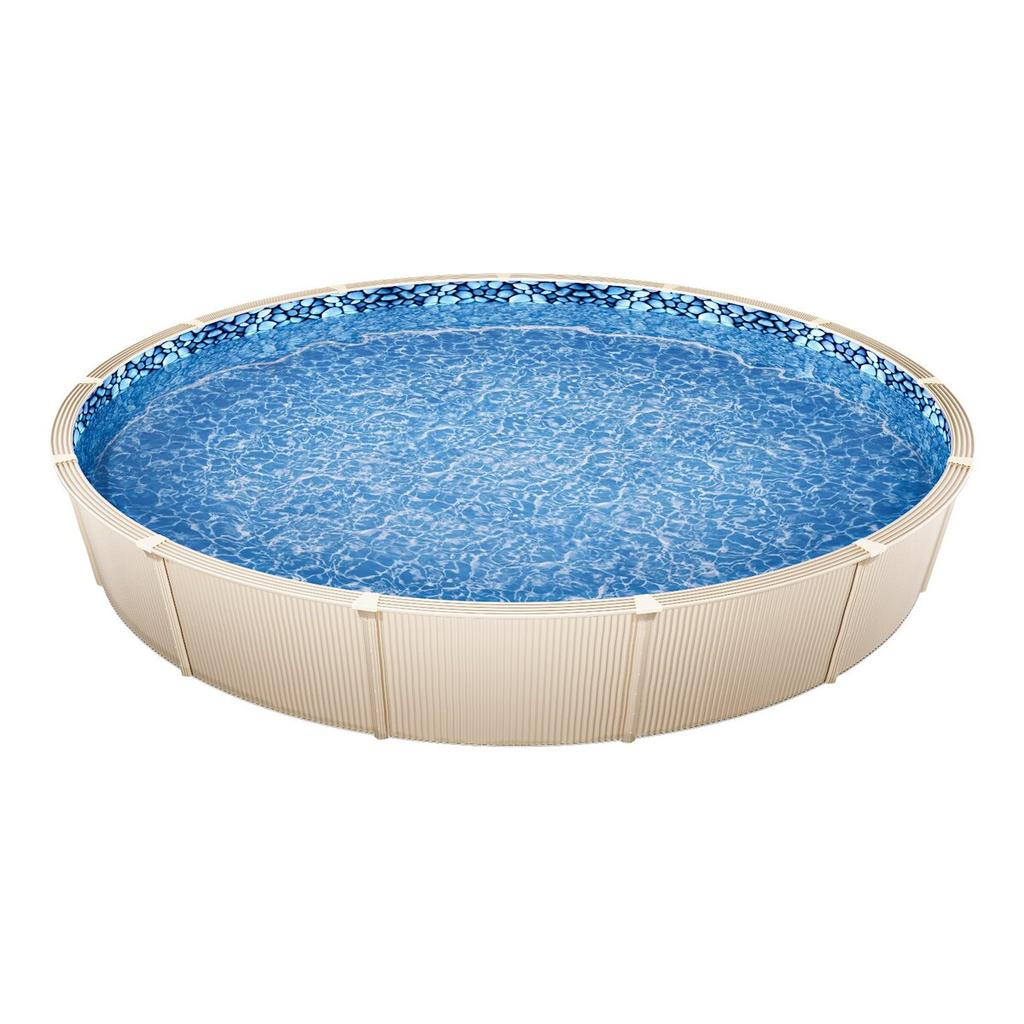 Round Pool Liner 24ft Unibead Style Pool Liner 52in Wall Height