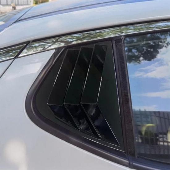 Gloss Black Side Vent Window Scoop Louver Cover Trim For Kia Optima K5 2011-2015