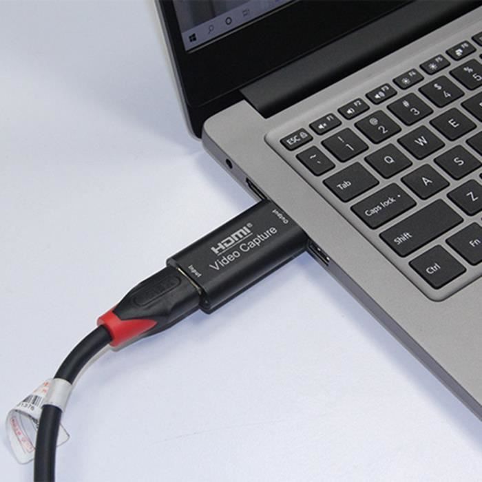 CLE USB, Carte de capture HDMI USB2.0, Boîte d'enregistrement en direct OBS vidéo de jeu HDMI