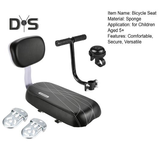 Подушка для заднего сиденья велосипеда, подлокотник для велосипеда, подставка для ног, поручни, набор педалей, детское безопасное сиденье для велосипеда для электрических складных велосипедов