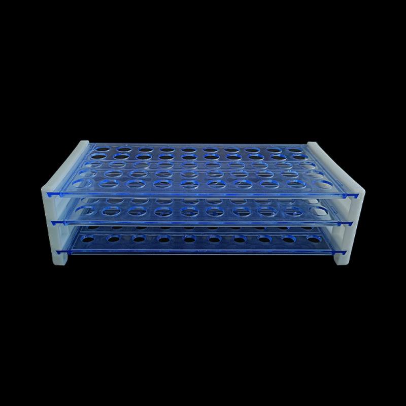 Transparent Multifunctional Detachable Plastic Test Tube Rack for Laboratory Teaching