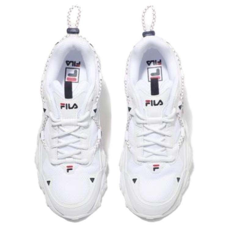 Fila Спортивные низкие повседневные туфли из синтетической кожи с амортизацией, износостойкие, дышащие, легкие. 1JM01248D_100