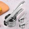 1Pieces Masher Ricer Press Mashed Potatoes Stainless Steel Crushing Puree Fruit Vegetable SqueezerJuicer Outdoor Tableware