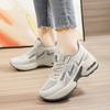 Women Fashion Air Cushion Platform Sneakers Breathable Mesh Lace Up Wedge Sport Shoes Comfort Travel Casual Shoes