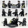 Special Police M8113 Black Doll Weapons Equipment Box Children's Building Blocks