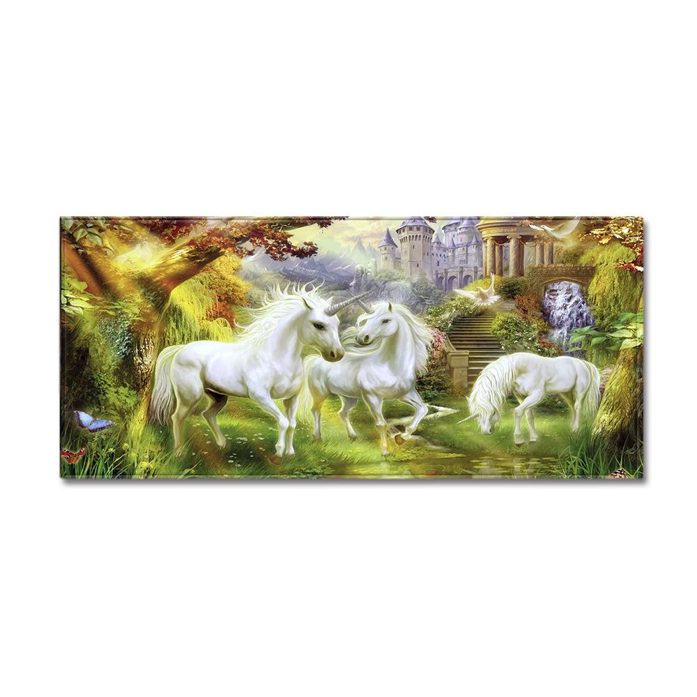 Unicorn Carpet Long Floor Mat Love Theme Doormat