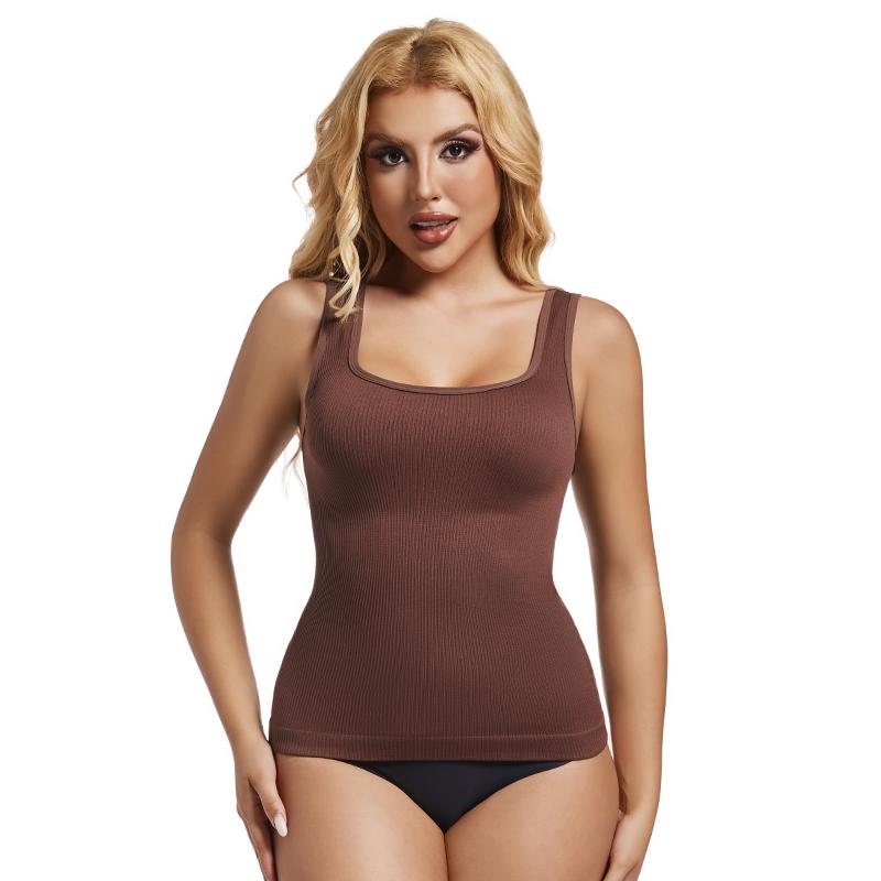 Women Tops Compression Shapewear Tank Tummy Control Camisas Faja Seamless Body Shaper Top Slimming Underwear Waist Trainer Shirt