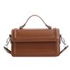 Casual Solid Color Shoulder Bag Spring and Winter New Casual Handbag Fashionable Simple Messenger Small Square Bag