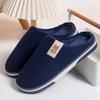 Cotton Slippers Women's Autumn and Winter Warm Home Indoor Couple Thick Bottom Non-slip Household Foot Warm Plush Slippers Men's Wholesale