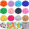 18/25mm Handmade Material Home Ornament Soft Wedding Decor Pompones Plush Ball Sewing Craft DIY Pompom Multicolor Jewelry Accessories  Accessories