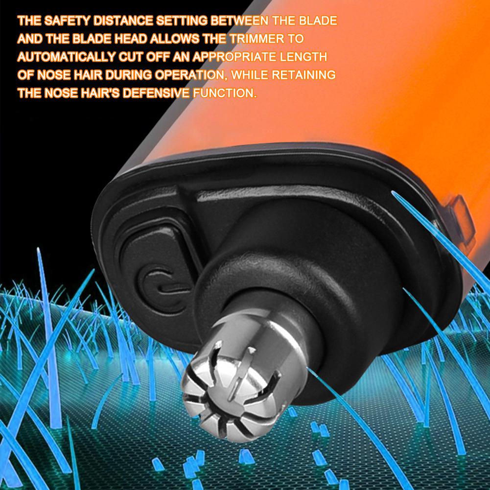 Электрический триммер-клиппер для носа 2 в 1, перезаряжаемый, многокинетический, для бритья, унисекс, автоматический, моющийся, приборы для личной гигиены