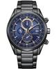Мужские часы Eco-Drive Radio Perpetual World Time из нержавеющей стали AT8265-81L