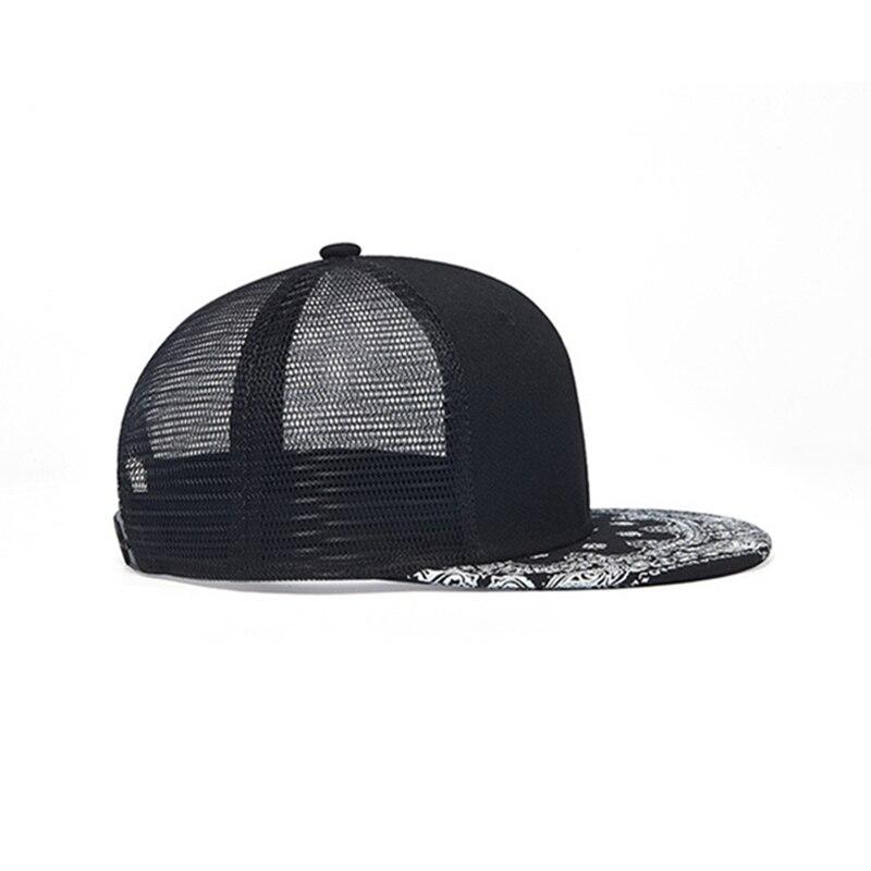 Northwood Летняя сетчатая шляпа Snapback Бейсболка в стиле хип-хоп Черная баскетбольная шляпа Snapback с принтом
