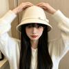 Soft Felt Winter Woolen Hat Warm Fleece Elegant Bucket Hat Vintage Fedora Cap  Fashion Ladies