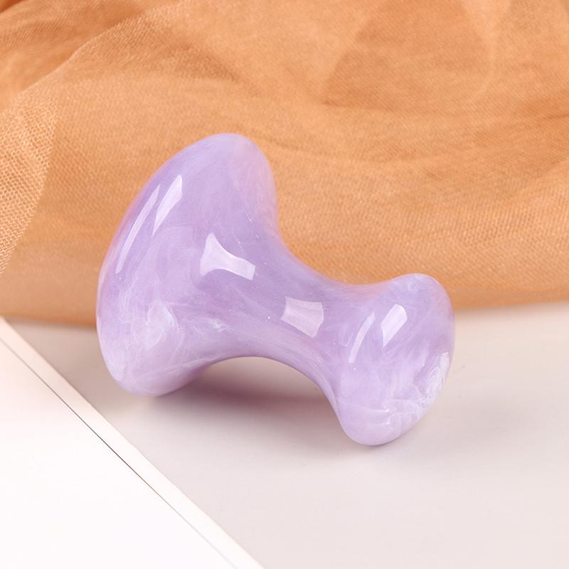 Массажер для лица Гуаша Инструмент Натуральный Грибной Смола Уход За Кожей Лица Инструмент