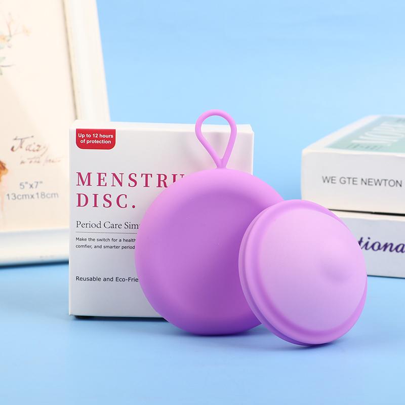 Силиконовая менструальная чаша Менструальный диск Женская гигиена Женское здоровье Период Менструальный коллектор Экстра-тонкий Стерилизующий