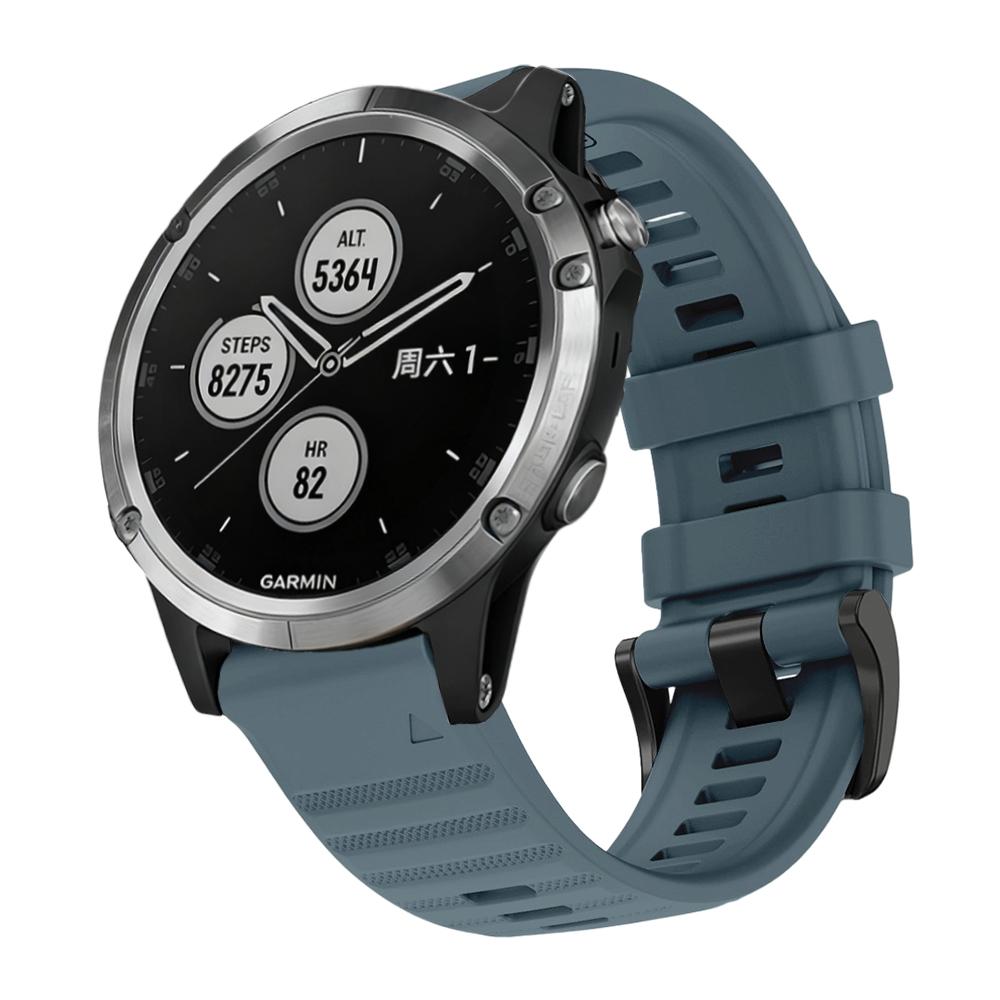 Быстросъемный ремешок для часов 22/26 мм для Garmin Fenix 5/Fenix 8Pro 47/51 мм Водонепроницаемый силиконовый спортивный ремешок для часов для Garmin Fenix 5