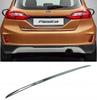 FORD FIESTA Mk8 17+ Chrome Trunk Trim - Tailgate Accent - Premium Car Rear Detail - Shine Enhancer Tuning Klape