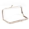 1Pc Retro Alloy Metal Flower Purse Bag Diy Craft Frame Kiss Clasp Lock Silver