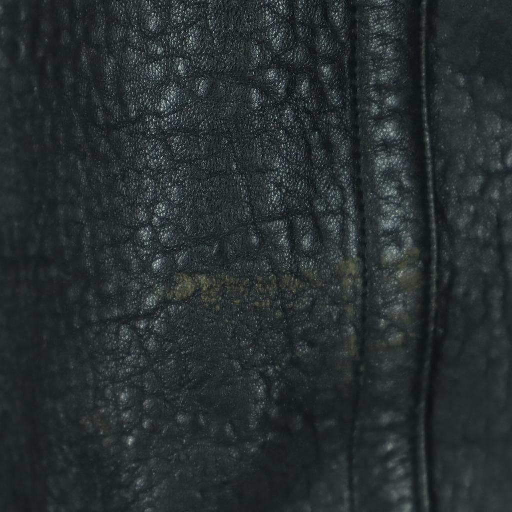 Graham Hill Long sleeve Leather coat F black Sheep leather Men's Used