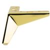 Star furniture leg, gold chrome, height 10 cm
