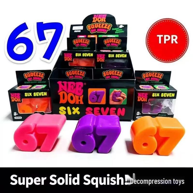 Hot Selling Needoh Squeeze Toy Set - 67 TPR Stress Relief Toys Available Now