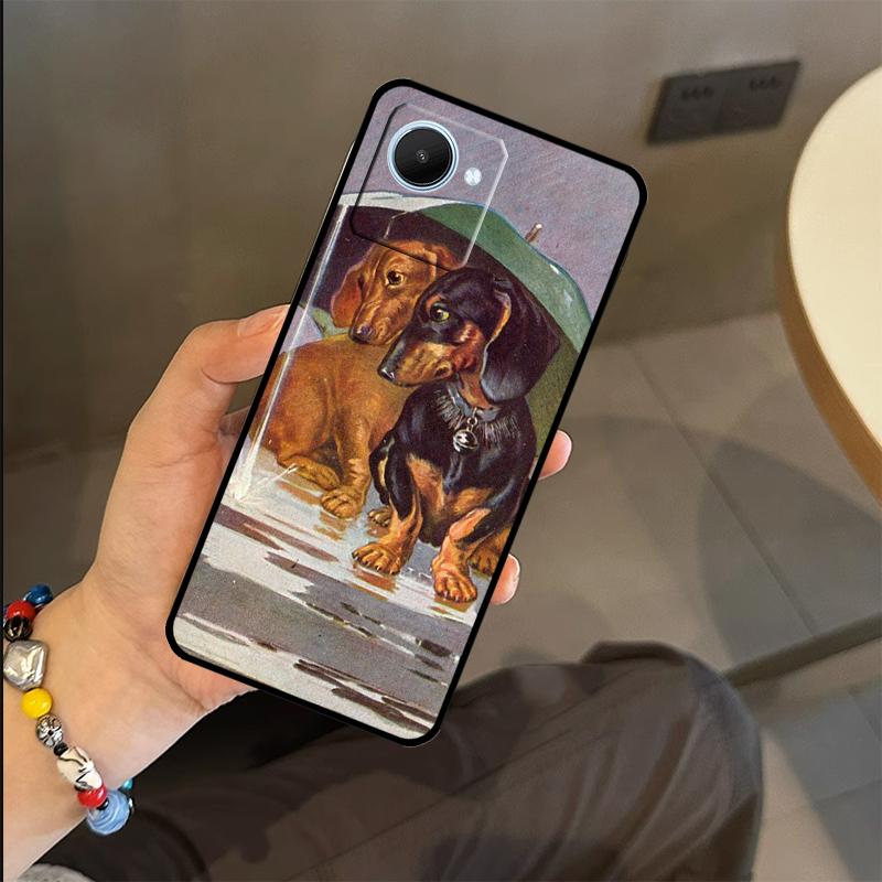 Dachshund Dog Animal Case For Realme C71 C75 C55 C51 C53 C25 C63 C61 C65 C67 GT6 GT7 Pro 11 12 13 14 15 Pro Plus