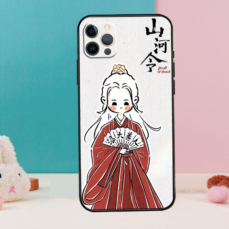 СЛОВО ЧЕСТИ Shan He Ling мультяшный Чехол для телефона Для iPhone 17 Air 16 15 13 12 11 14 Pro Max 12 13 mini 15 16 Plus 16e Чехол