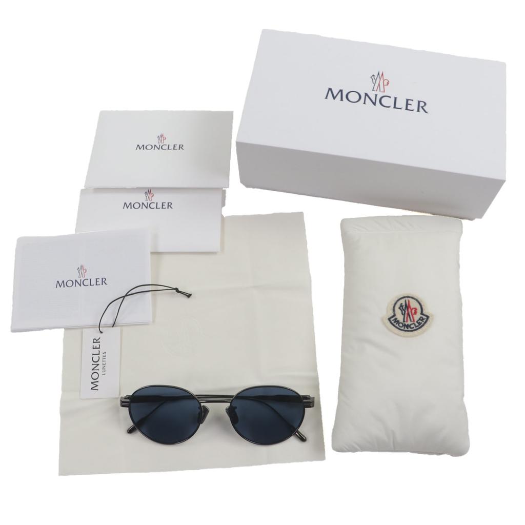 Excellent MONCLER sunglasses SUBTILA Cancer metallic Titanium mens Used