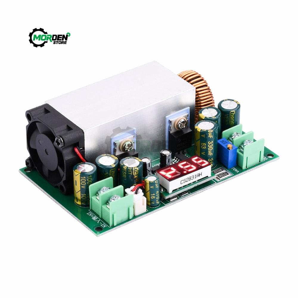 DC-DC DC11-81V High Power 611W Adjustable Step-down Board Inverter Buck Converter With Voltage Display With Fan Power Supply