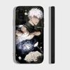 Чехол для телефона Satoru Gojo Аниме Jujutsu Kaisen Для IPhone 17 Air 16 15 14 13 Pro Max 11 12 Черный Силиконовый Чехол