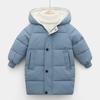 Kids Coats Baby Boys Jackets Fashion Warm Girls Hooded Snowsuit for 3-10Y Teen Children Thick Long Outerwear Kids Winter Clothes