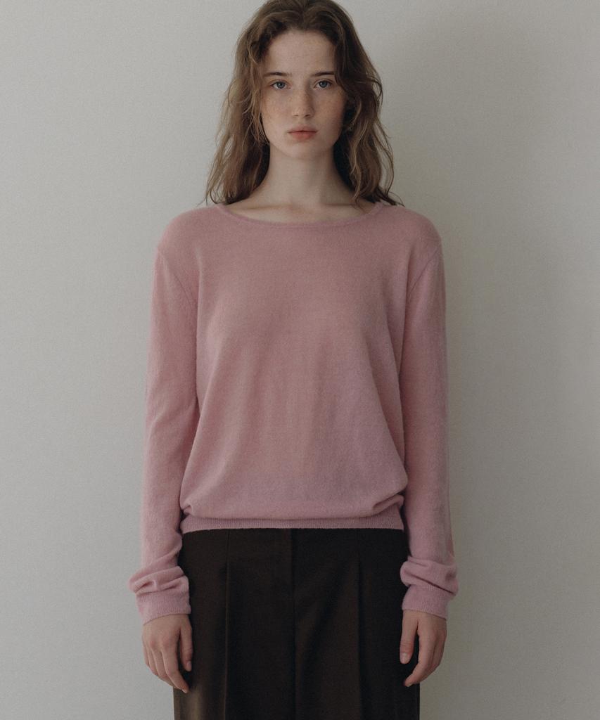 ANDNEEDS Roco Alpaca Round Knit (Pink)