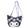Sanrio Нашейный кошелек для монет Kuromi и ПВХ Возраст 3 и 639702 Чехол в форме лица, Хлопок, Полиэстер, Кошелек, Вверх,