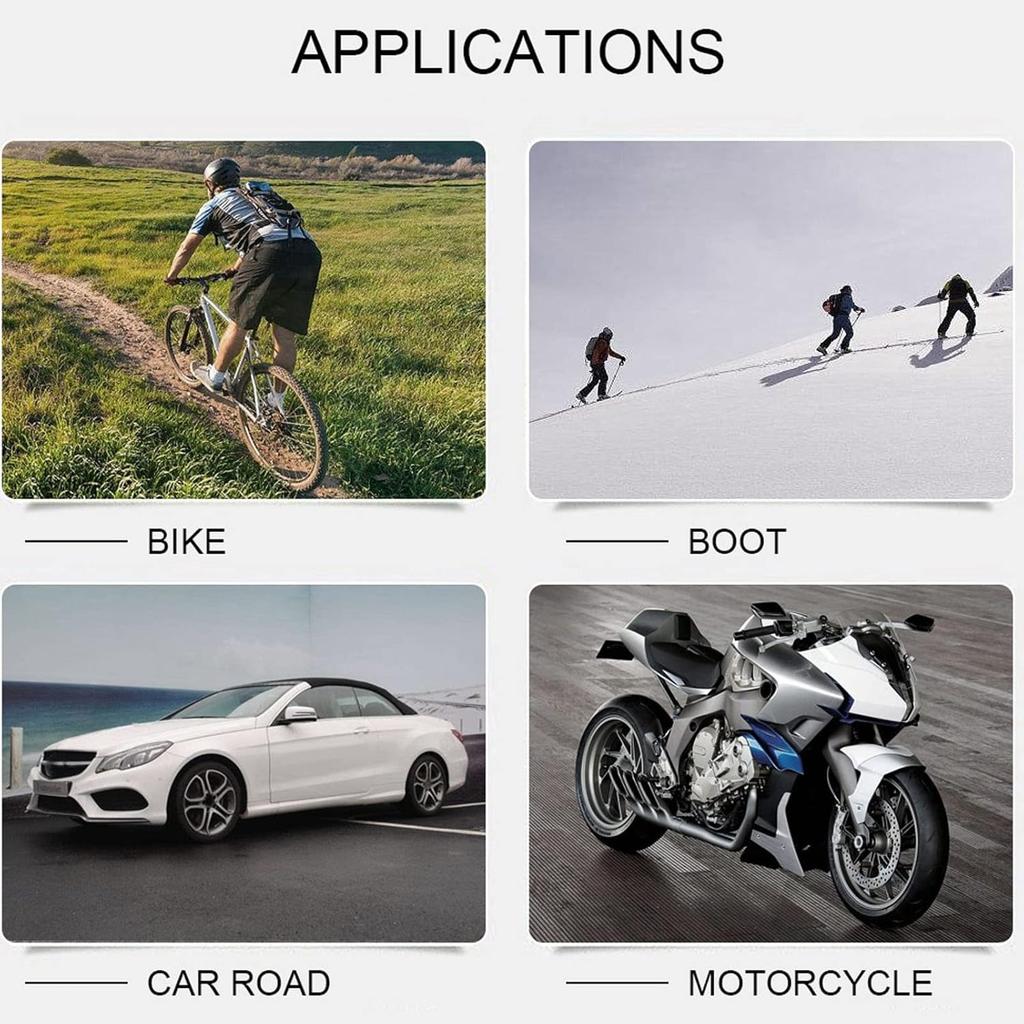 Snow Tire Studs, Anti Skid Snow Spikes for Car, Motorcycle, Scooter, Electric Vehicle ¨C 100Pcs Steel Studs with Installation