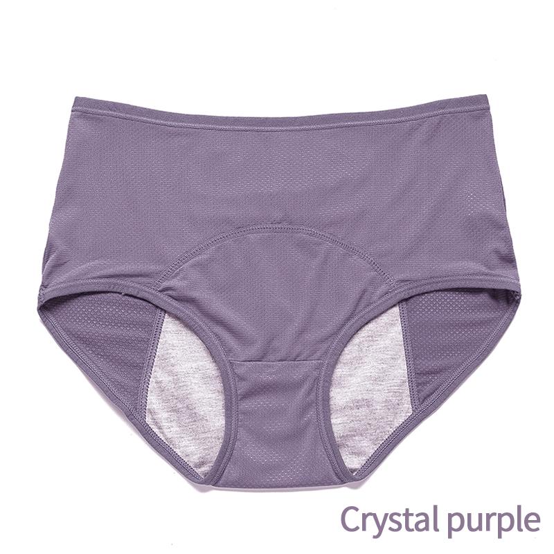 1/4 шт., большой размер, сетчатые дышащие трусы до и после менструации, герметичные трусы со средней и высокой талией для женщин, трусы