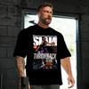 SLAM Magazine Винтажная рубашка 90-х с узором Thunder Хлопок Унисекс Круглый вырез Короткий рукав Винтажный дизайн с баскетболом 2026 Горячая распродажа