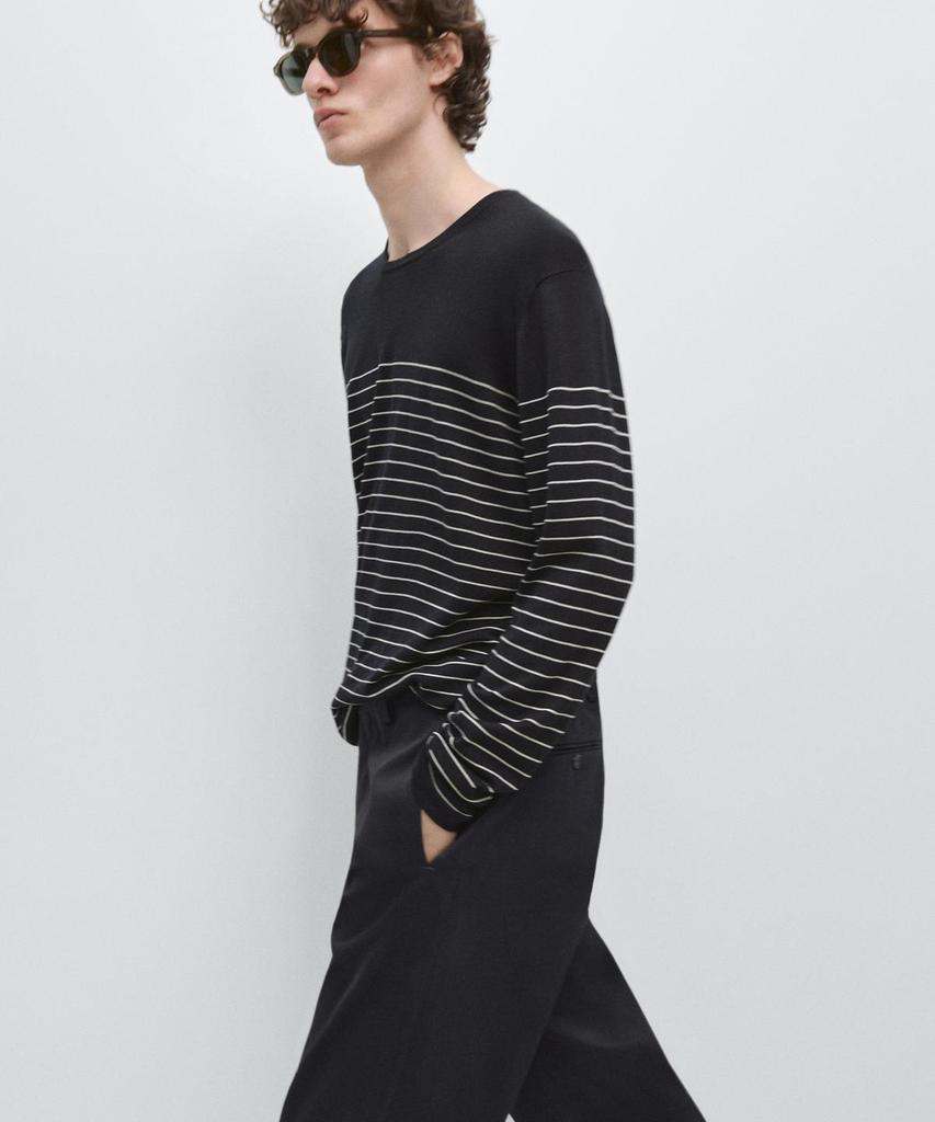 Брюки Masimodutti tailored fit с зауженными книзу штанинами