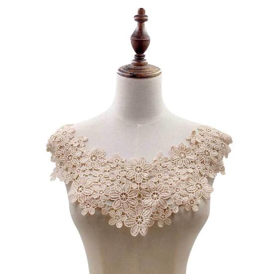 Lace Neckline Hollow Design DIY Craft Embroidery Lace Neckline Hollow Design Sewing DIY