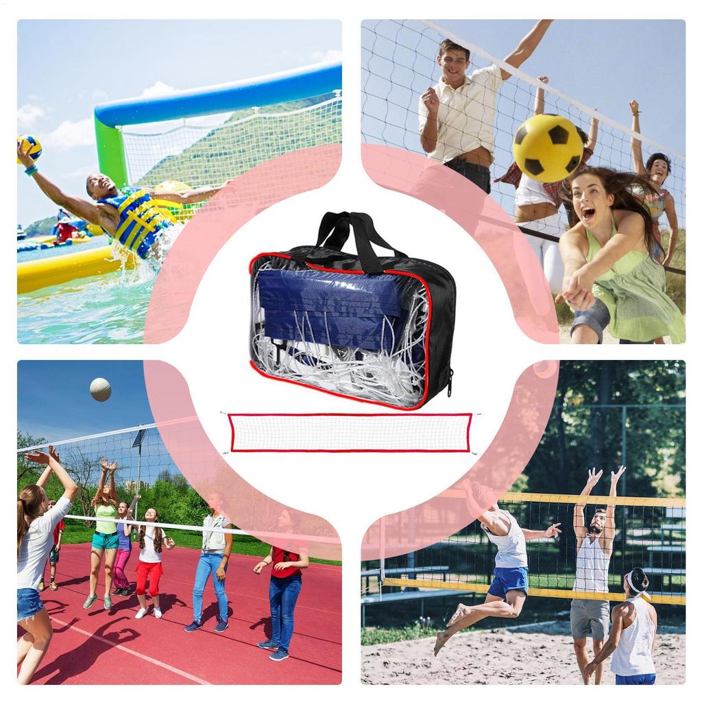 Волейбольная сетка для бассейна Регулируемая пляжная сетка Волейбольная игра для бассейна Регулируемое спортивное оборудование для вечеринки на открытом воздухе на пляже