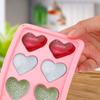 Heart Shaped Ice Cube Tray Mold for Freezer, Easy Release Heart Molds for Cocktails, Whiskey, Drinkings, Silicone Molds for Chocolate, Candy, Soap