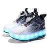 TUINANLE High Quality Skate Shoes for Kids LED Light Luminous Sneakers Children Two Wheels Shoes for Boys Girls with USB Charging