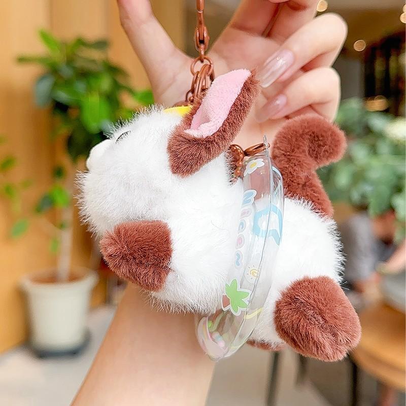 Привлекательный брелок-подвеска в виде плюшевого рекса-кота из Девона, милый мультяшный брелок для всех