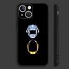Чехол для телефона D-Daft Punk для iPhone 15,14,13,12,11 Plus,Pro,Max,XR,XS,X,7,8 Plus,SE,Mini Силиконовый Мягкий