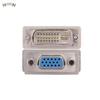 1 шт. Адаптер-конвертер DVI-D (папа) на VGA (мама) Конвертер VGA в DVI/24+1 Pin (папа) на VGA (мама)