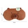 Promote Sleep Capybara Eye Cover Light-proof Cute Animal Eyepatch Plush Sleeping Mask  Travel
