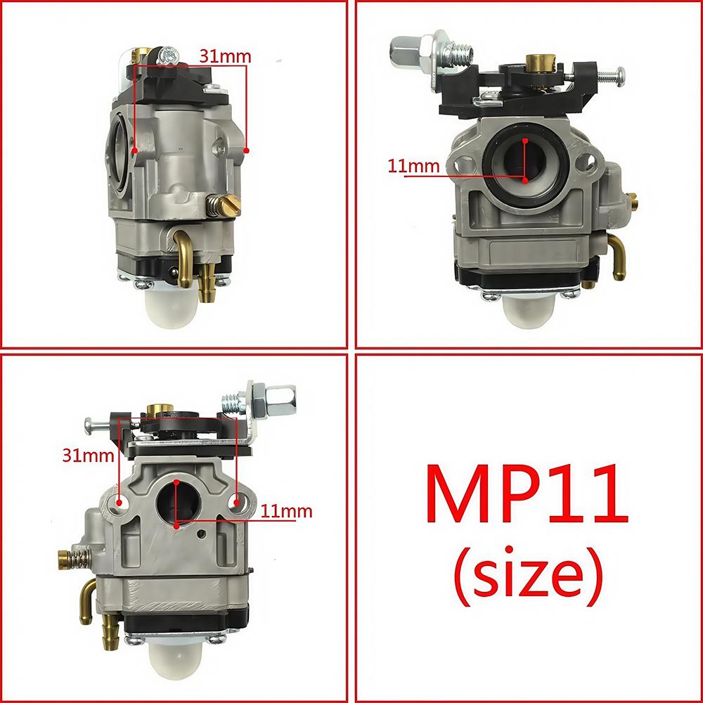 MP11 Lawn Mower Carburetor For Walbro WYJ-138 WYK-186 26cc 33cc TL26 TL23 TU26 49cc 1E32F 1E34F 1E34F 1E36F 2 Stroke Engine